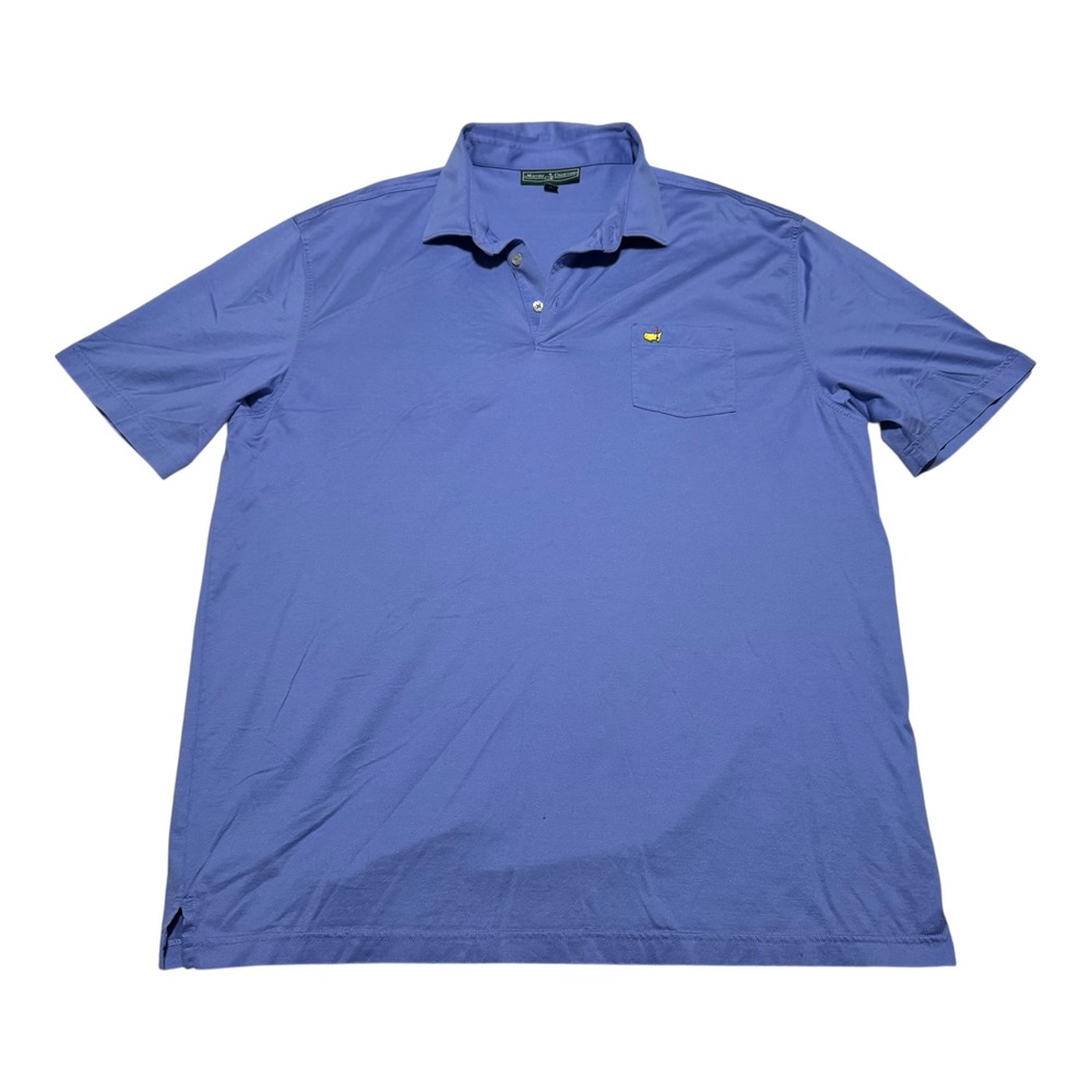The‎ Masters Collection Green Label Blue Pima Cotton Polo Shirt Men's 2XL